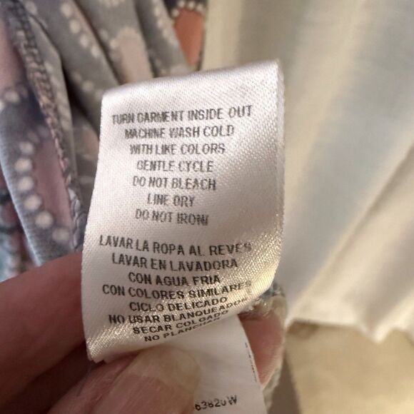 Robbie Bee‎ Dress Signature Pink/Grey/White Sleeveless Tie Sz 2XL Office Party - Picture 16 of 16